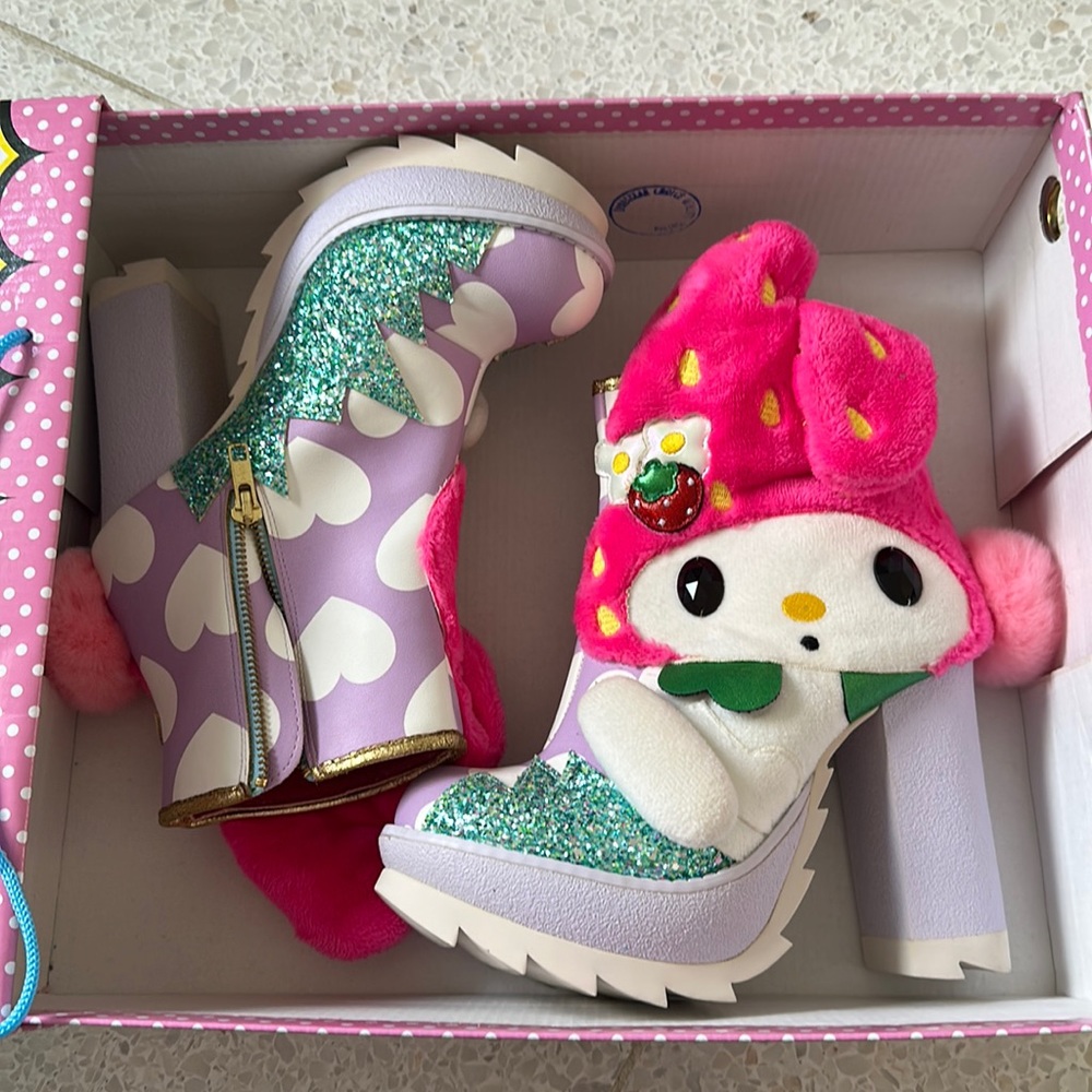 Irregular Choice Sanrio Little twin stars boots